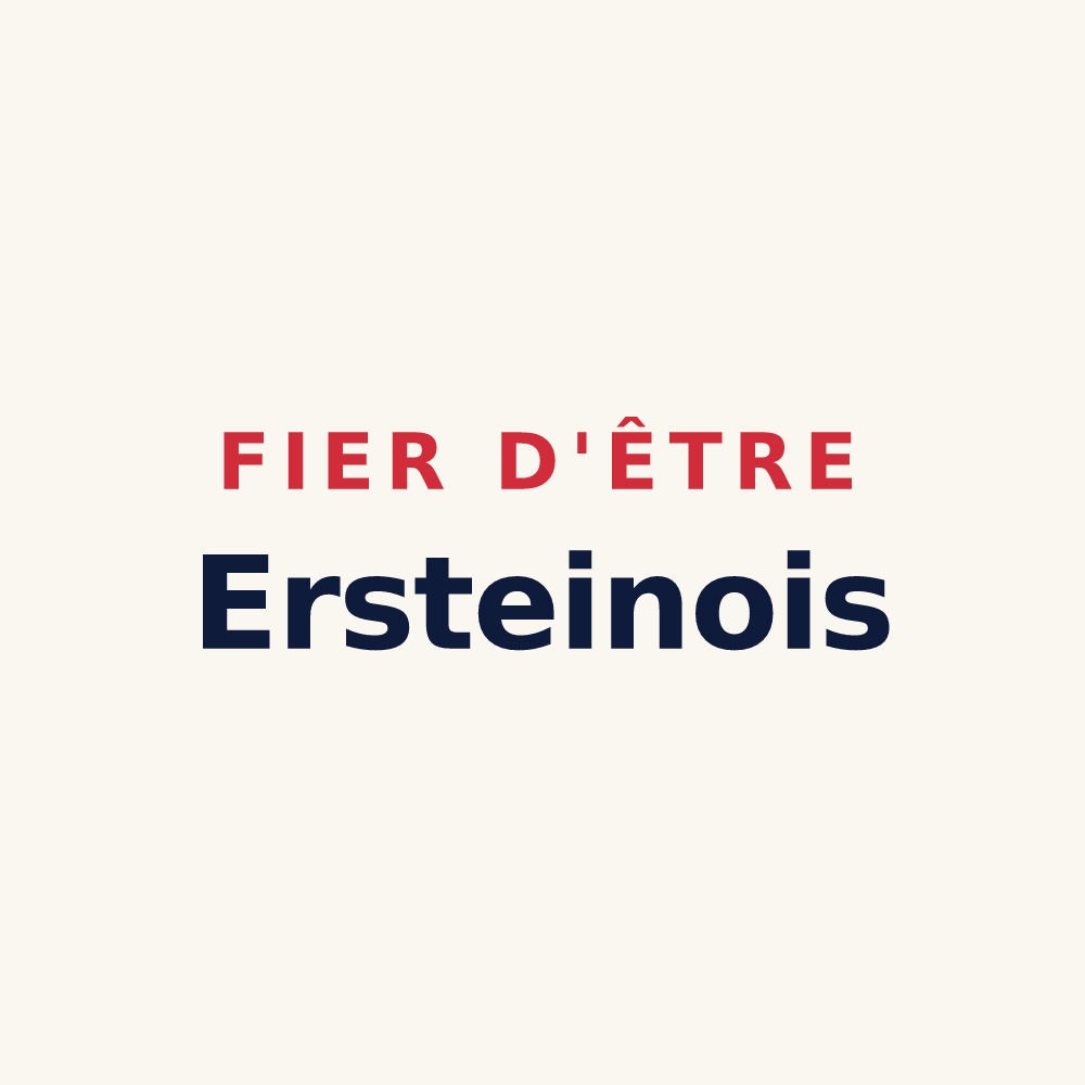 Tasse « Fier d'être Ersteinois » — design pour Erstein