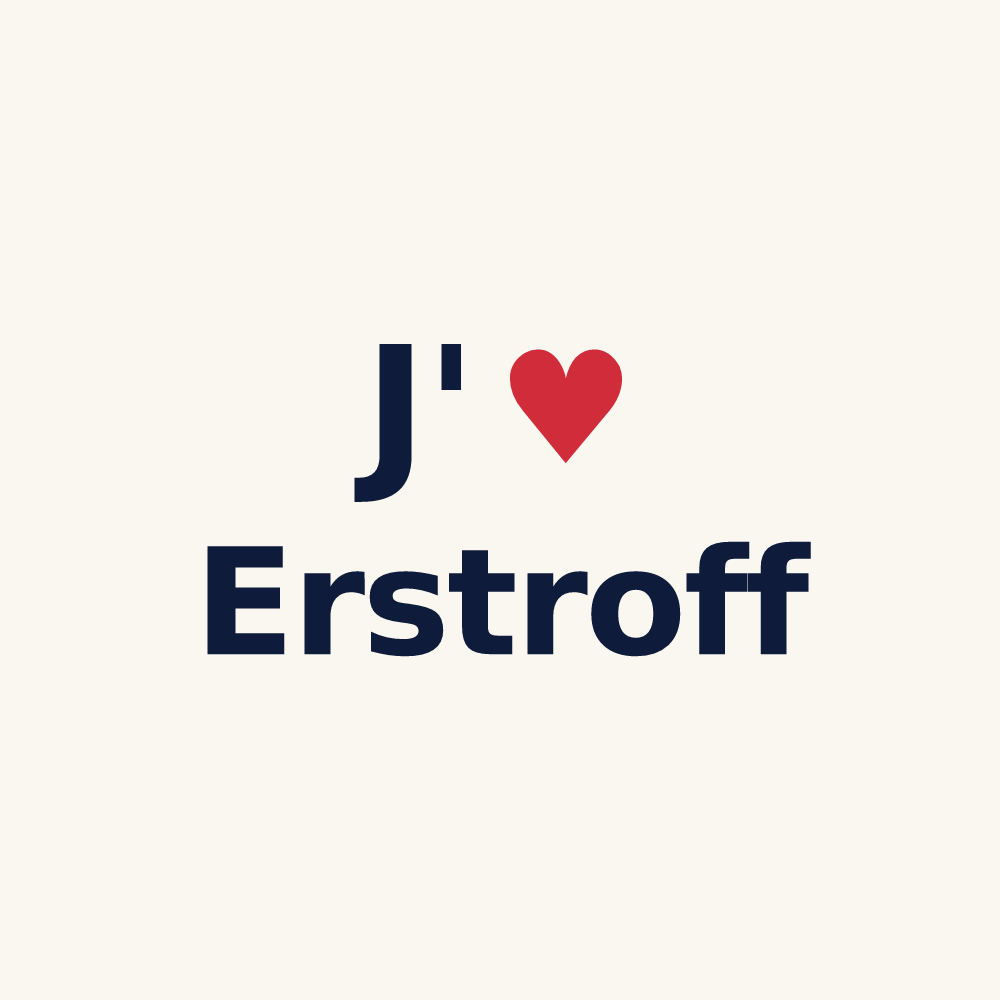 Tasse personnalisée Erstroff — design J'aime Erstroff