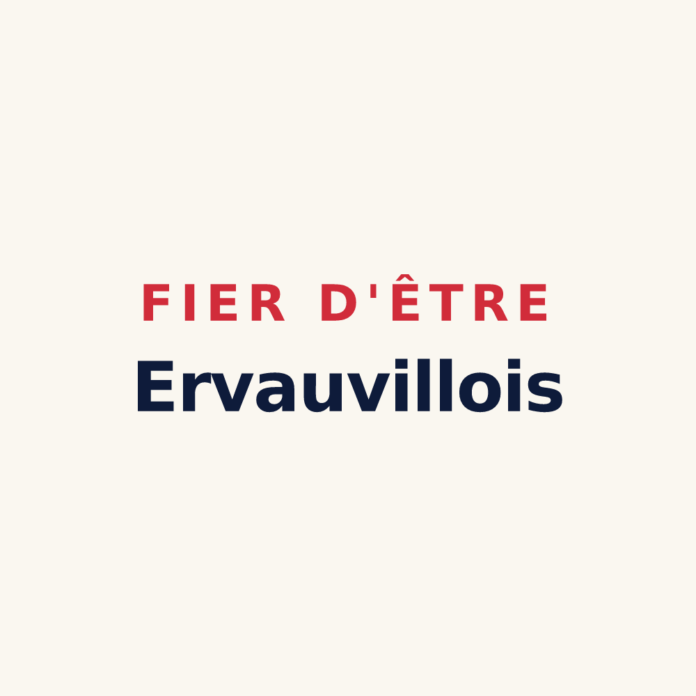 Tasse « Fier d'être Ervauvillois » — design pour Ervauville