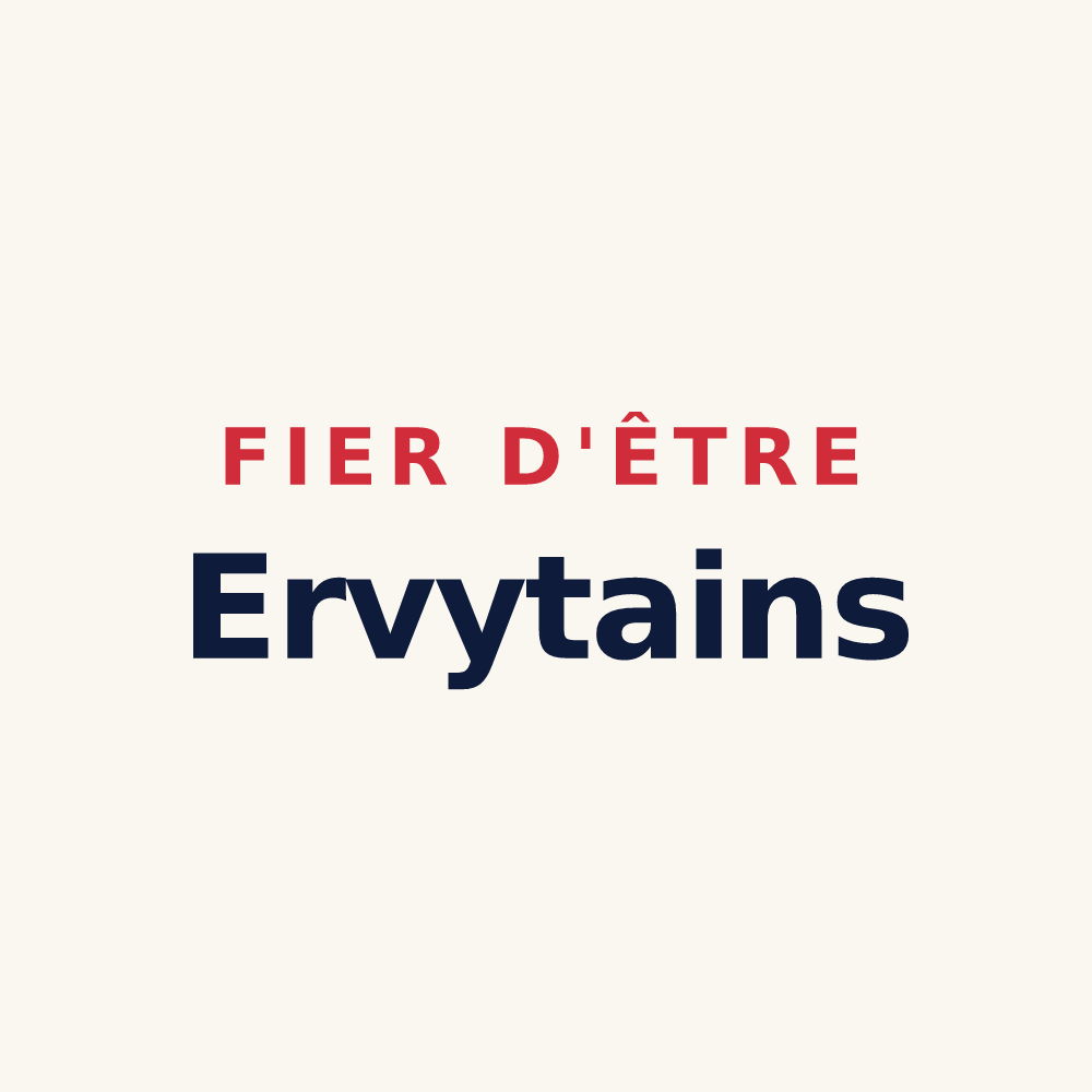 Tasse « Fier d'être Ervytains » — design pour Ervy-le-Châtel