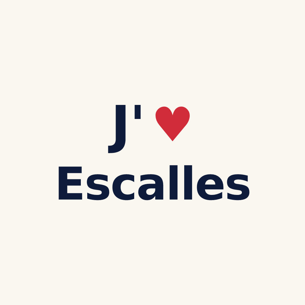 Tasse personnalisée Escalles — design J'aime Escalles