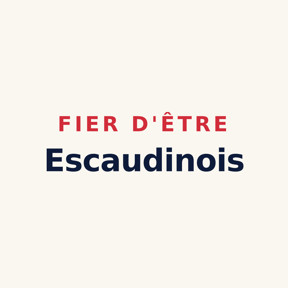 Tasse « Fier d'être Escaudinois » — design pour Escaudain