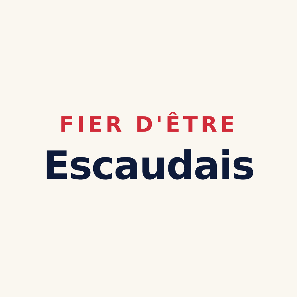 Tasse « Fier d'être Escaudais » — design pour Escaudes