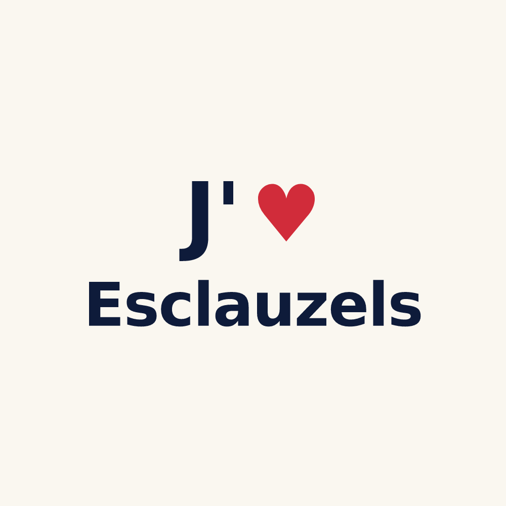 Tasse personnalisée Esclauzels — design J'aime Esclauzels