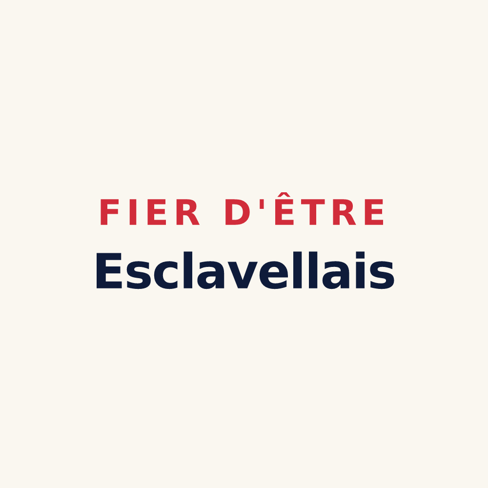 Tasse « Fier d'être Esclavellais » — design pour Esclavelles