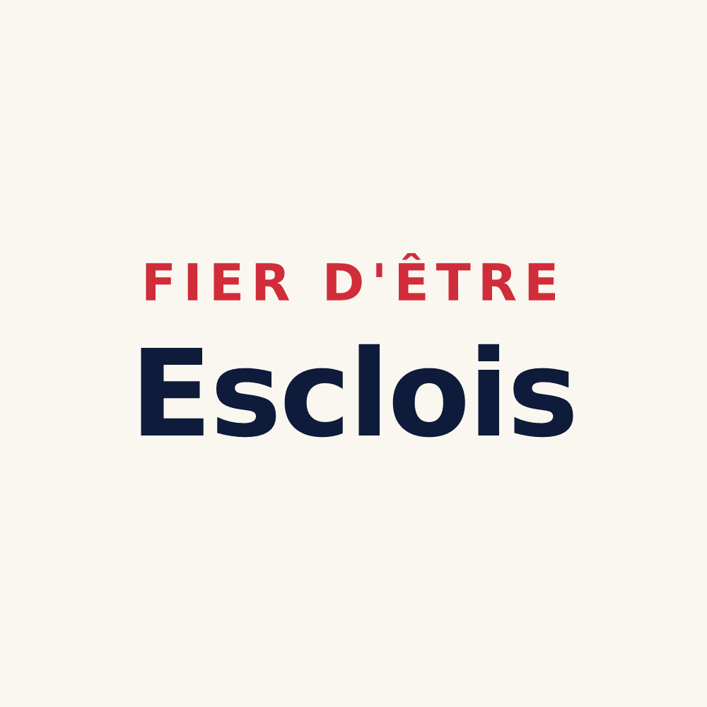 Tasse « Fier d'être Esclois » — design pour Escles-Saint-Pierre