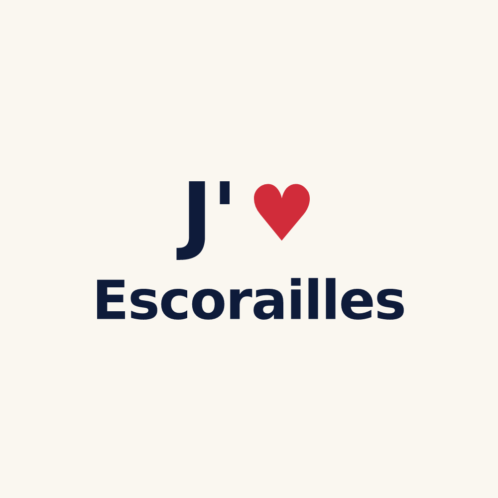 Tasse personnalisée Escorailles — design J'aime Escorailles