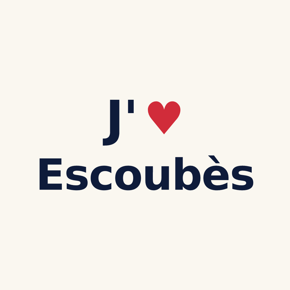 Tasse personnalisée Escoubès — design J'aime Escoubès