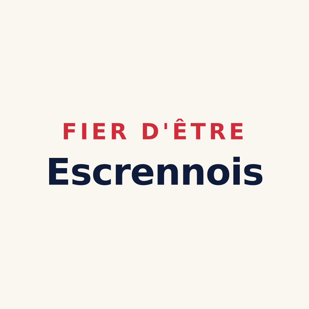 Tasse « Fier d'être Escrennois » — design pour Escrennes
