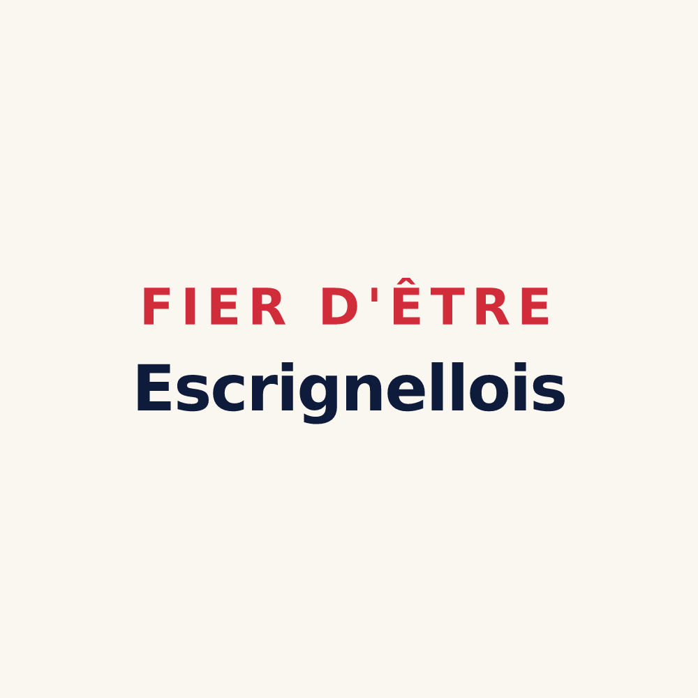 Tasse « Fier d'être Escrignellois » — design pour Escrignelles