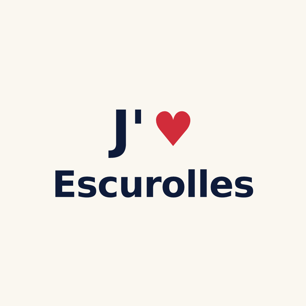 Tasse personnalisée Escurolles — design J'aime Escurolles