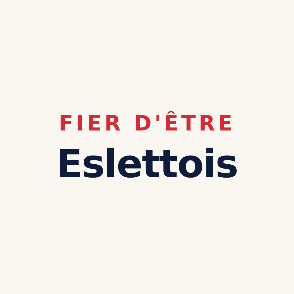Tasse « Fier d'être Eslettois » — design pour Eslettes