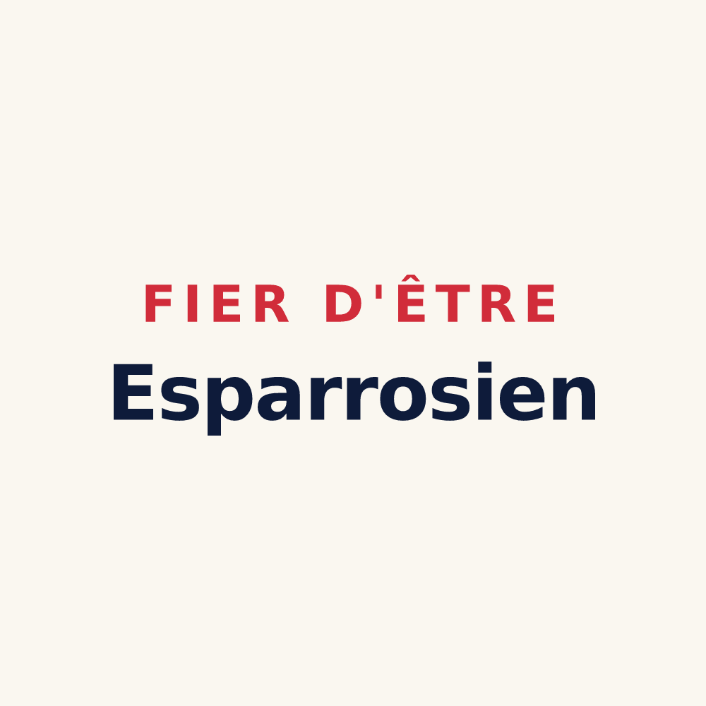 Tasse « Fier d'être Esparrosien » — design pour Esparros