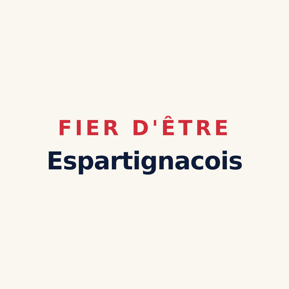 Tasse « Fier d'être Espartignacois » — design pour Espartignac
