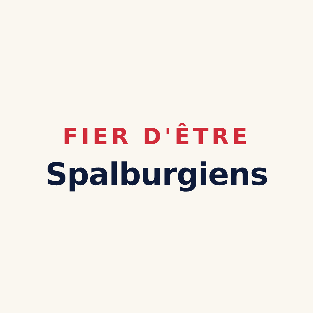 Tasse « Fier d'être Spalburgiens » — design pour Espaubourg