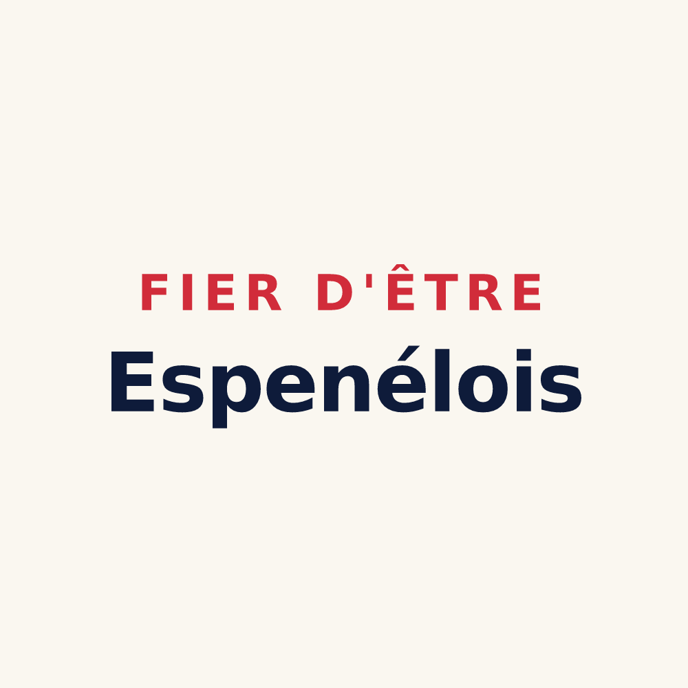Tasse « Fier d'être Espenélois » — design pour Espenel
