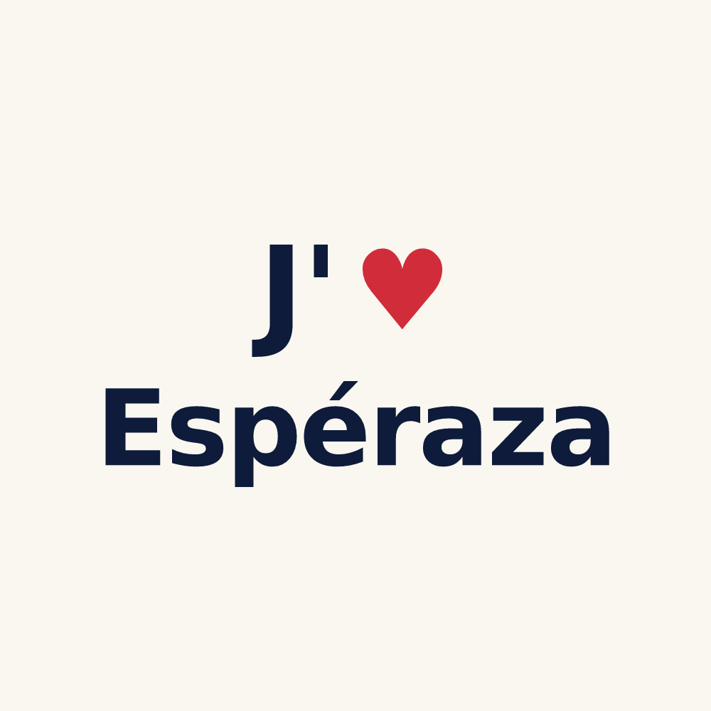 Tasse personnalisée Espéraza — design J'aime Espéraza