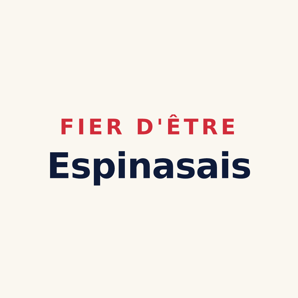 Tasse « Fier d'être Espinasais » — design pour Espinas