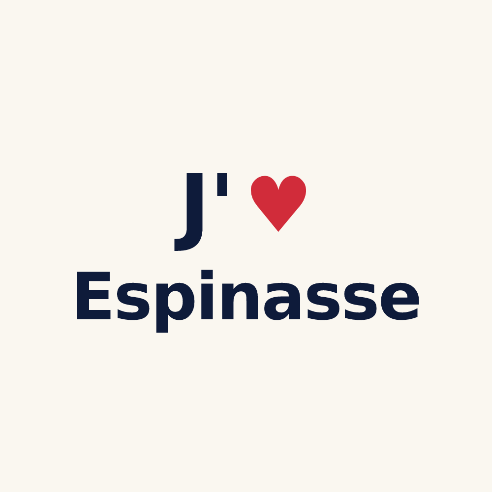 Tasse personnalisée Espinasse — design J'aime Espinasse
