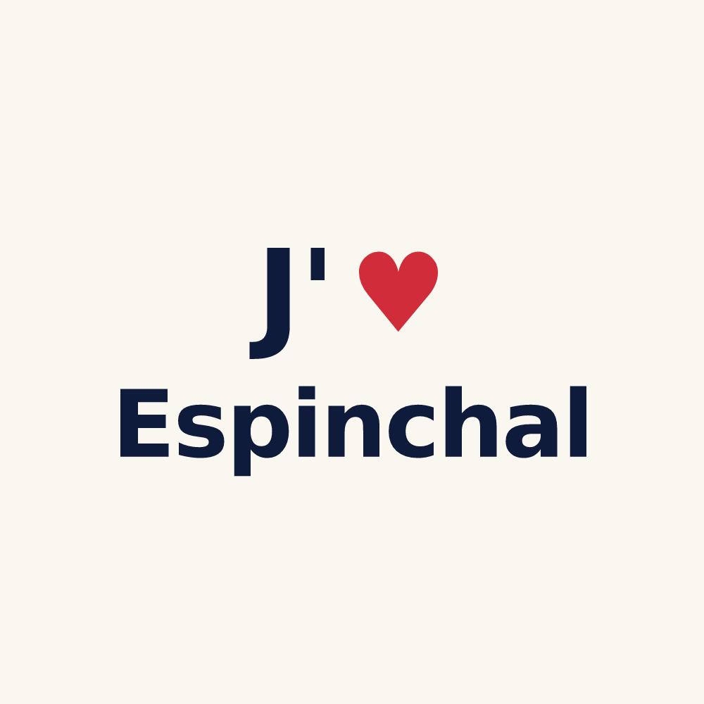 Tasse personnalisée Espinchal — design J'aime Espinchal