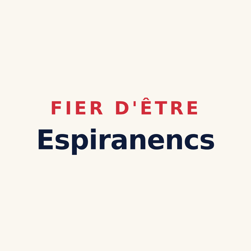 Tasse « Fier d'être Espiranencs » — design pour Espira-de-l'Agly