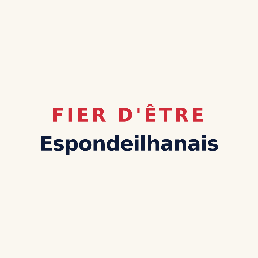 Tasse « Fier d'être Espondeilhanais » — design pour Espondeilhan
