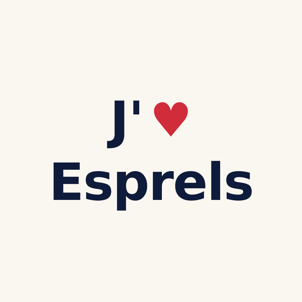Tasse personnalisée Esprels — design J'aime Esprels