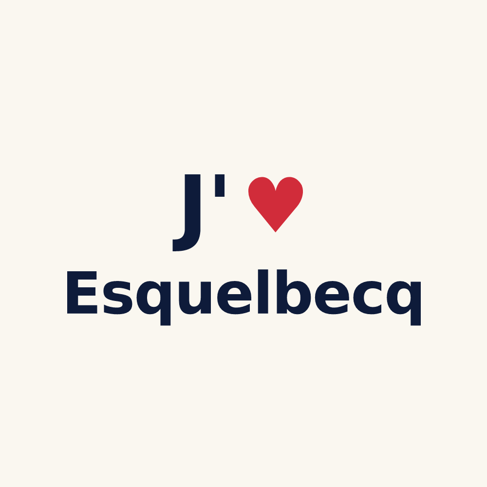 Tasse personnalisée Esquelbecq — design J'aime Esquelbecq