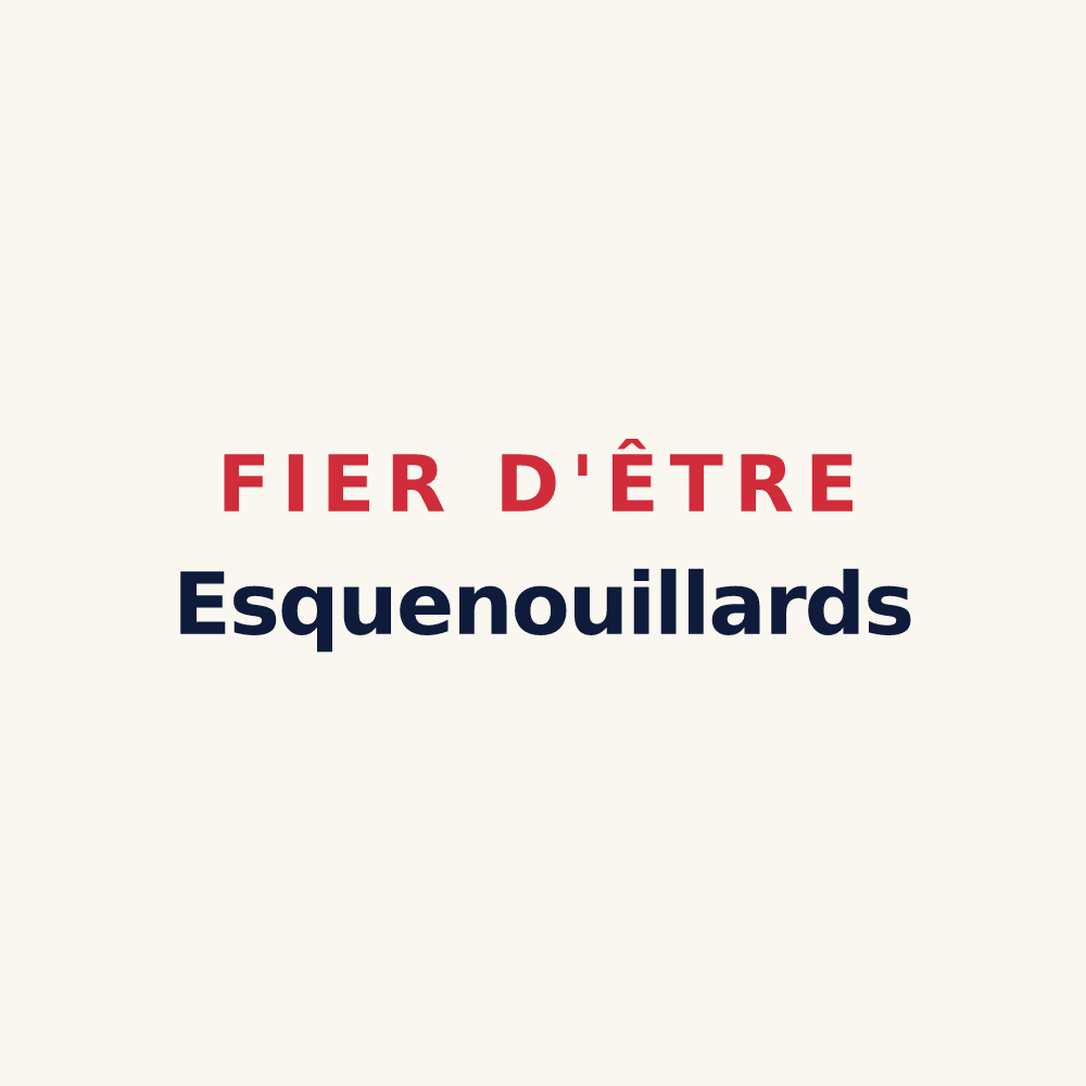 Tasse « Fier d'être Esquenouillards » — design pour Esquennoy
