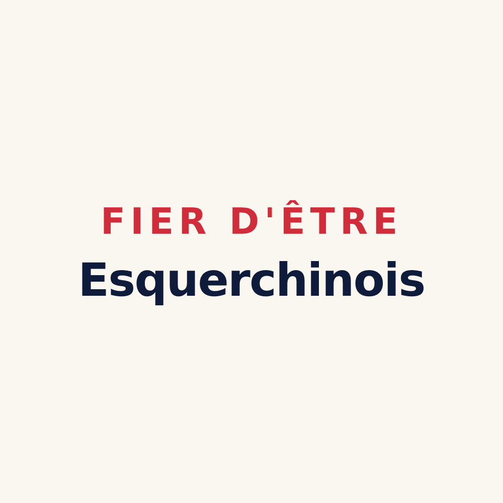 Tasse « Fier d'être Esquerchinois » — design pour Esquerchin