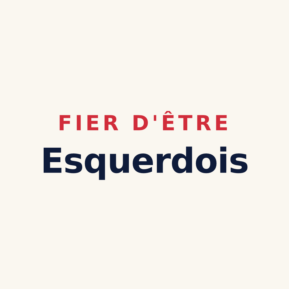 Tasse « Fier d'être Esquerdois » — design pour Esquerdes