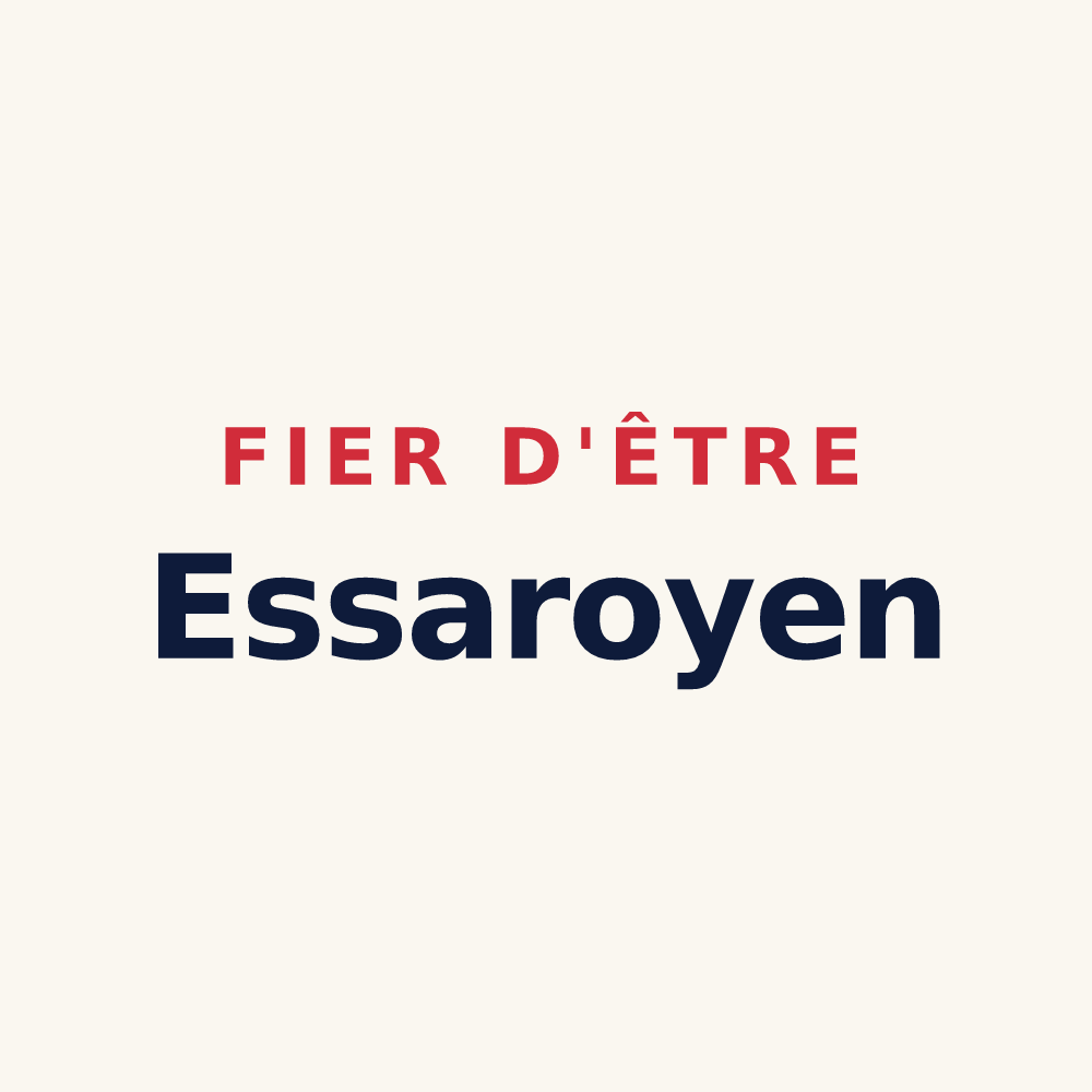 Tasse « Fier d'être Essaroyen » — design pour Essarois