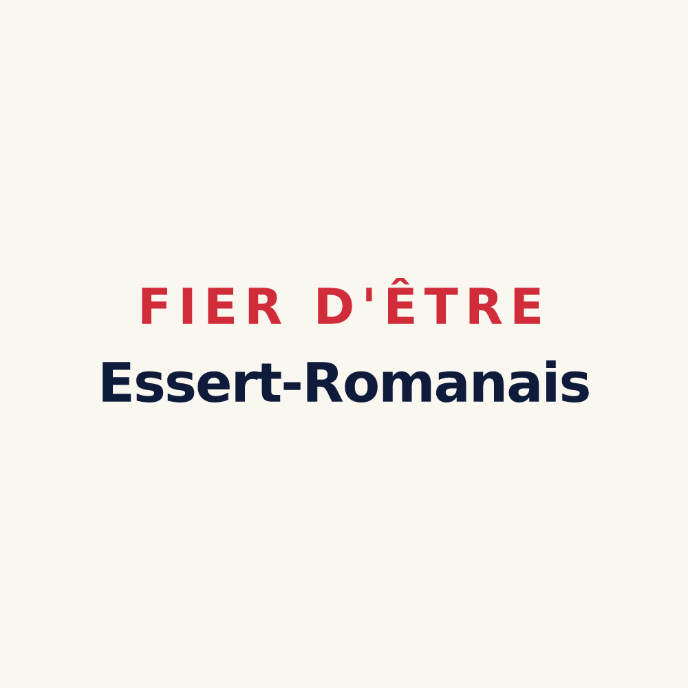 Tasse « Fier d'être Essert-Romanais » — design pour Essert-Romand