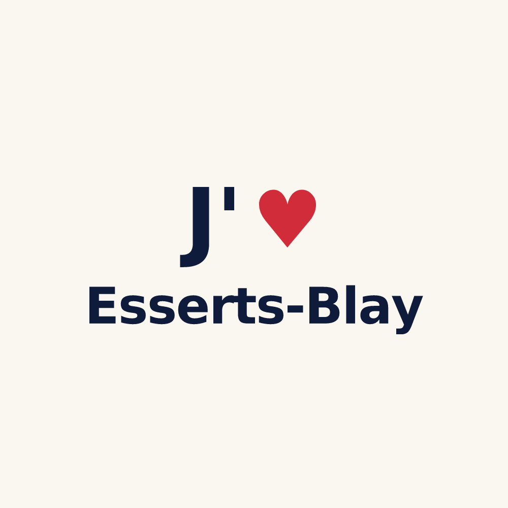 Tasse personnalisée Esserts-Blay — design J'aime Esserts-Blay