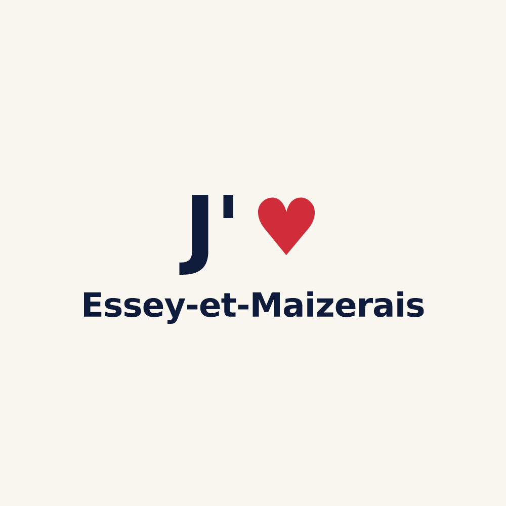 Tasse personnalisée Essey-et-Maizerais — design J'aime Essey-et-Maizerais