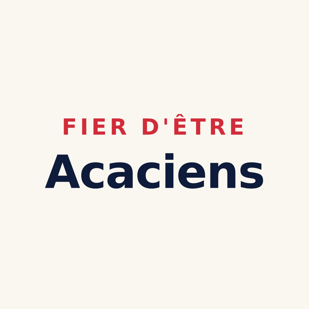 Tasse « Fier d'être Acaciens » — design pour Essey-et-Maizerais