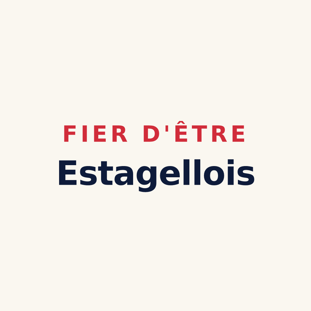 Tasse « Fier d'être Estagellois » — design pour Estagel