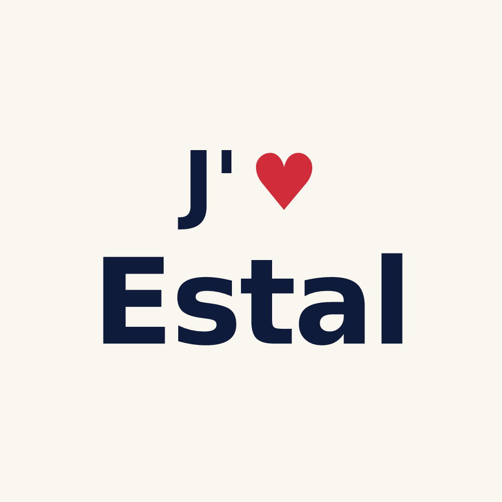 Tasse personnalisée Estal — design J'aime Estal