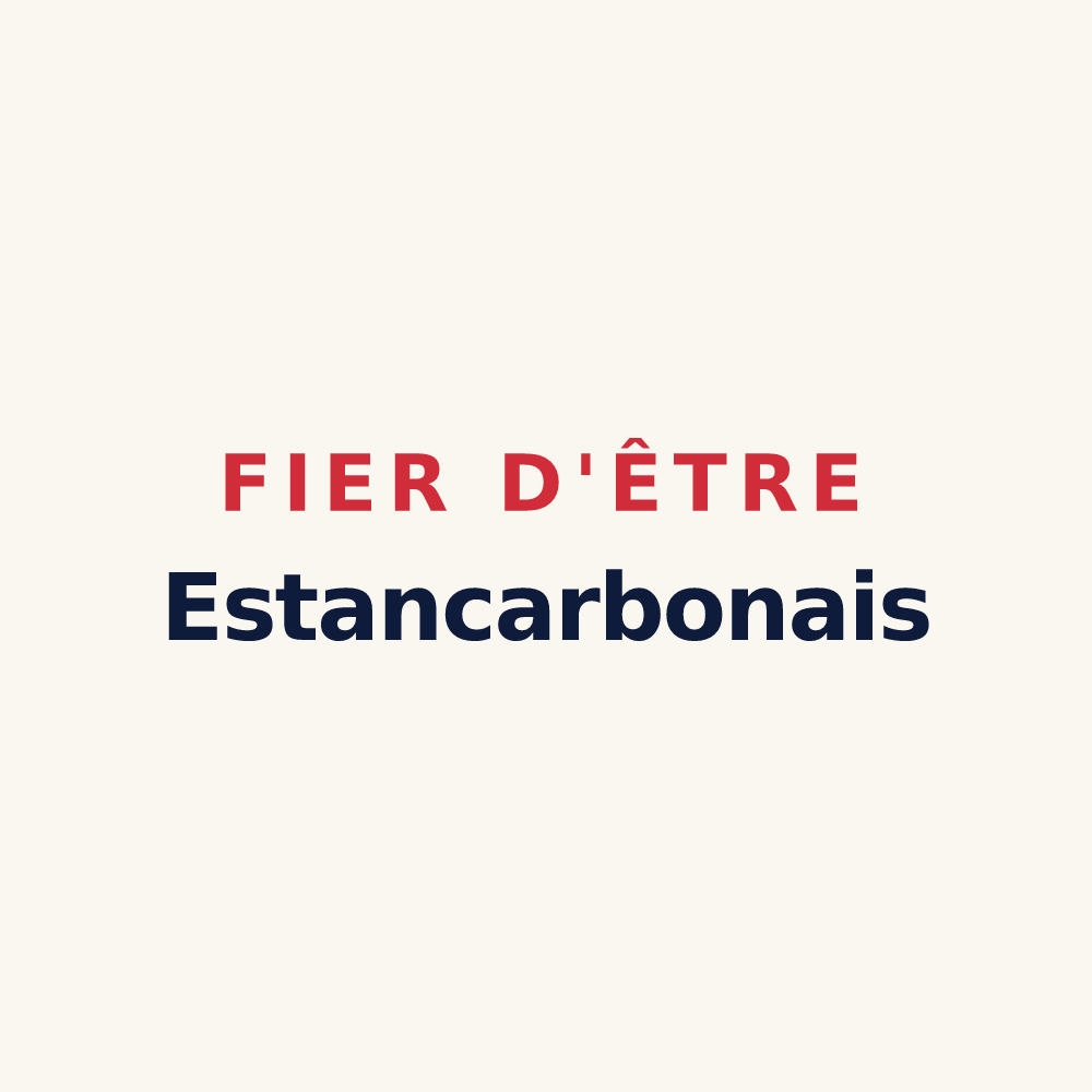 Tasse « Fier d'être Estancarbonais » — design pour Estancarbon