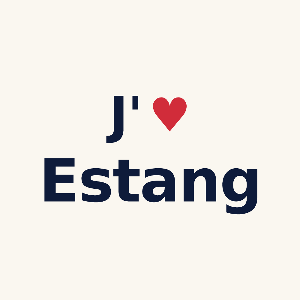 Tasse personnalisée Estang — design J'aime Estang