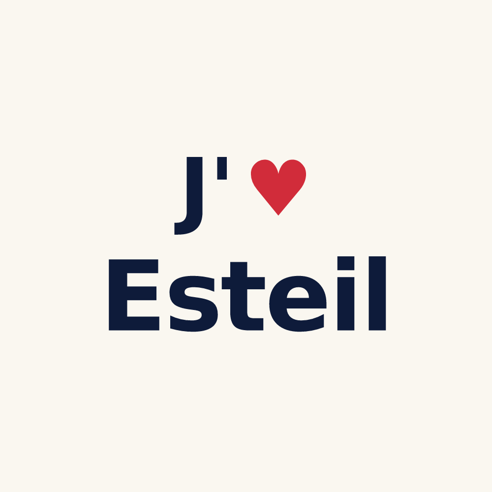 Tasse personnalisée Esteil — design J'aime Esteil