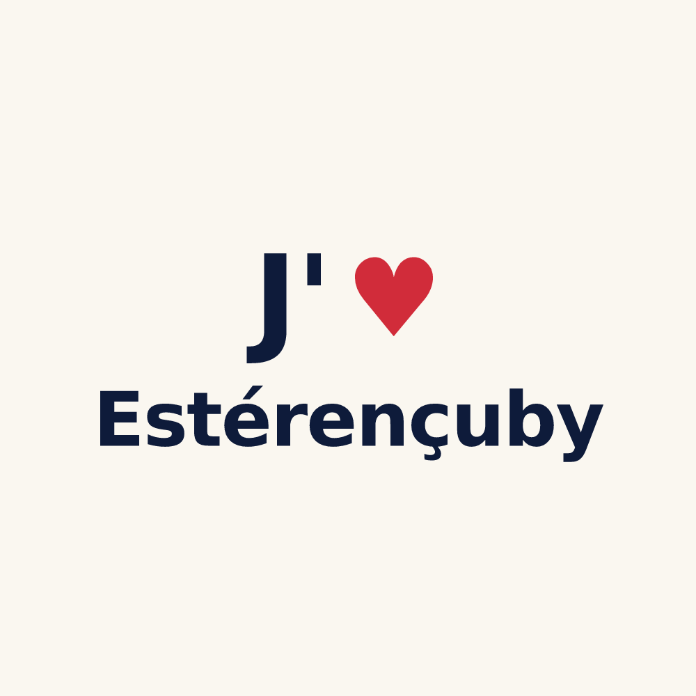 Tasse personnalisée Estérençuby — design J'aime Estérençuby