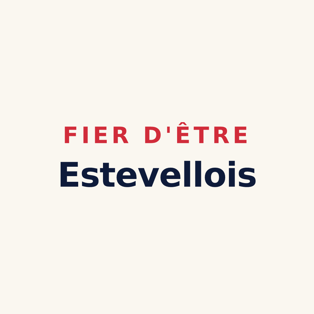 Tasse « Fier d'être Estevellois » — design pour Estevelles