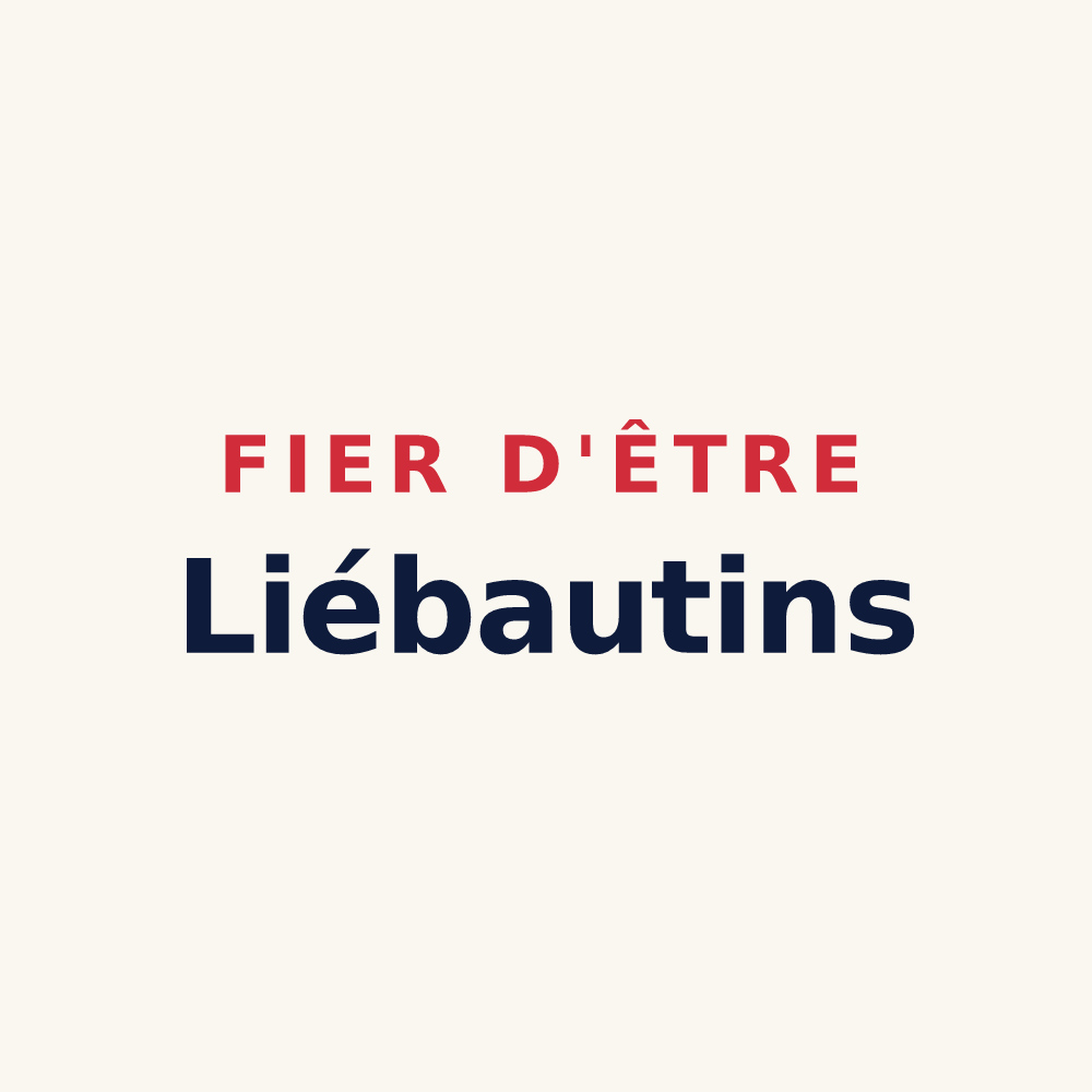 Tasse « Fier d'être Liébautins » — design pour Estissac