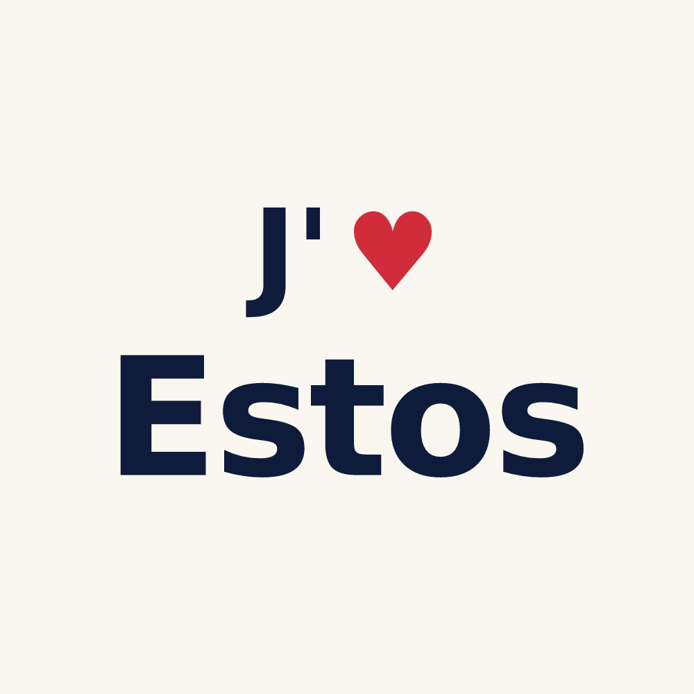 Tasse personnalisée Estos — design J'aime Estos