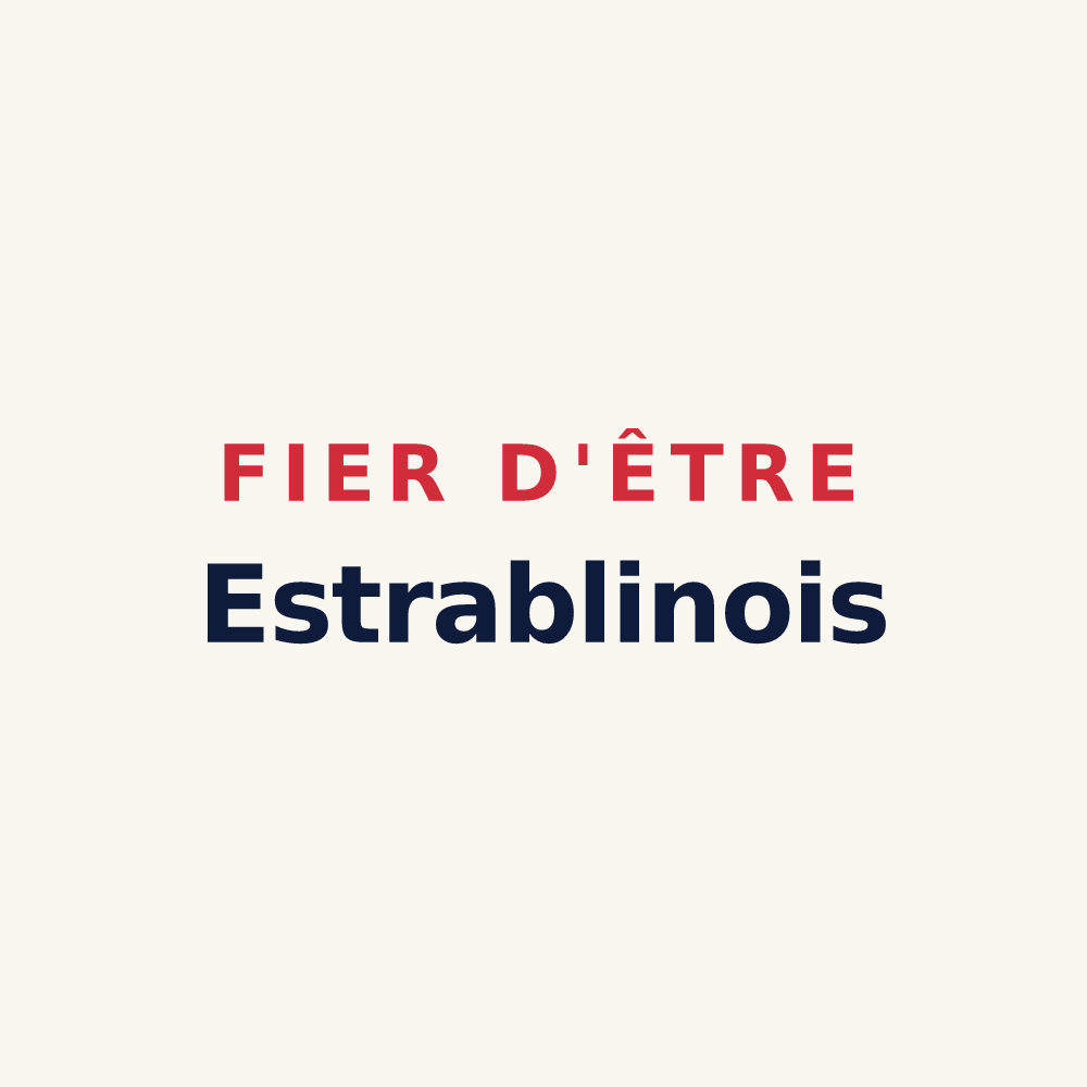 Tasse « Fier d'être Estrablinois » — design pour Estrablin