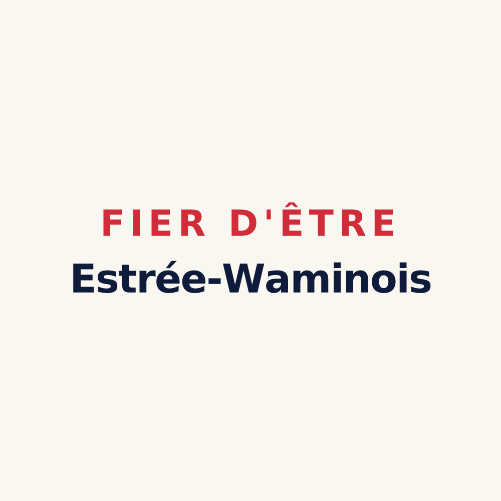 Tasse « Fier d'être Estrée-Waminois » — design pour Estrée-Wamin