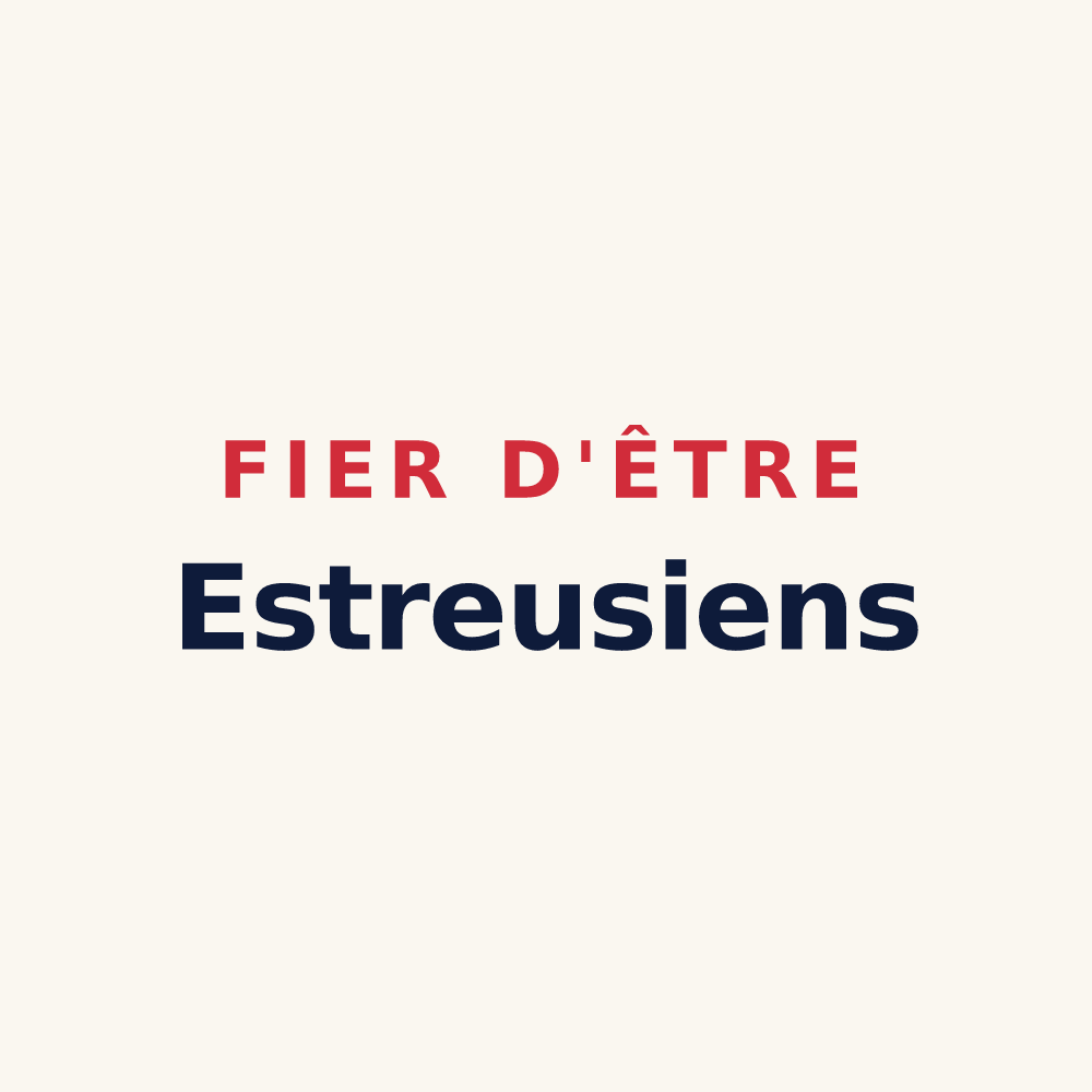 Tasse « Fier d'être Estreusiens » — design pour Estreux