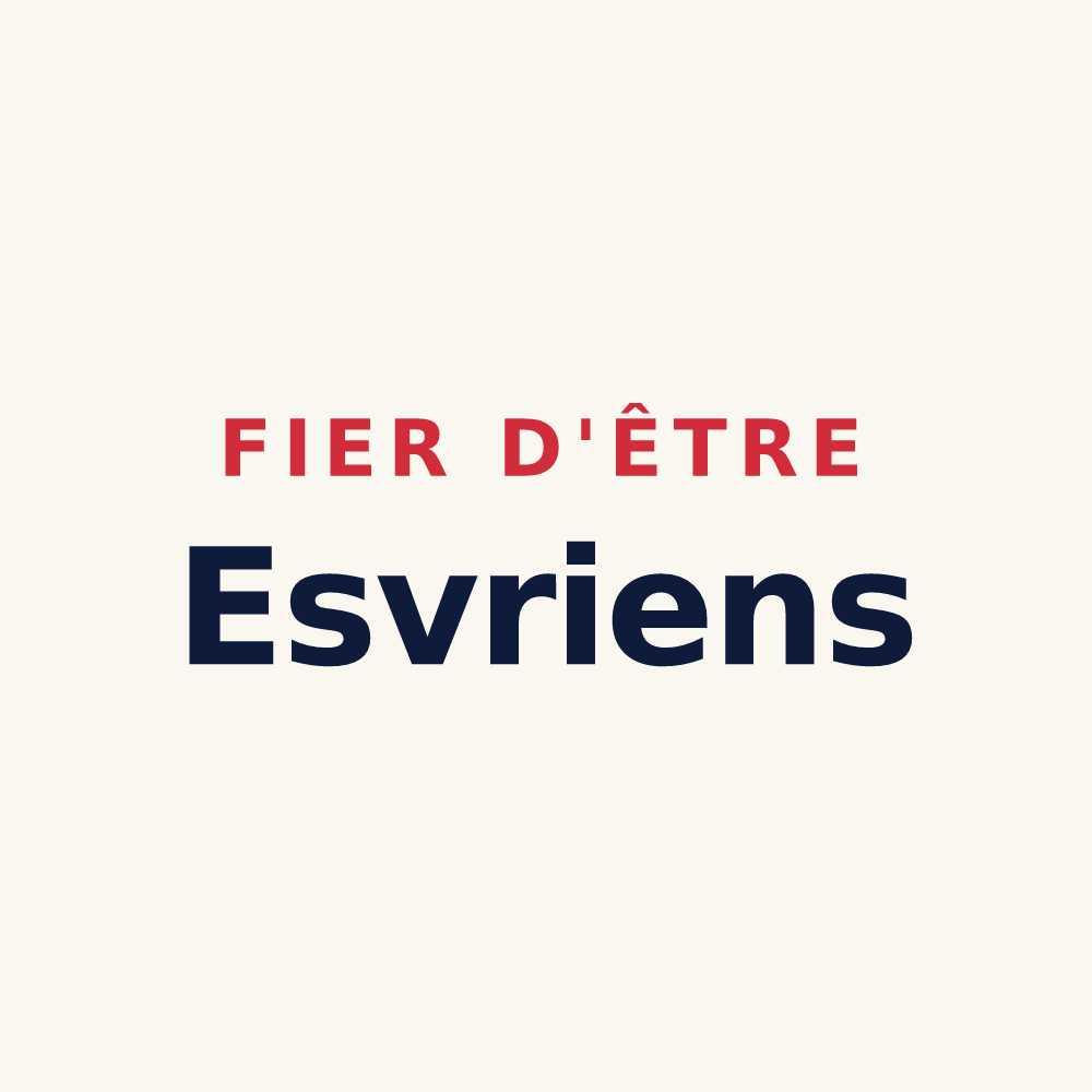 Tasse « Fier d'être Esvriens » — design pour Esvres