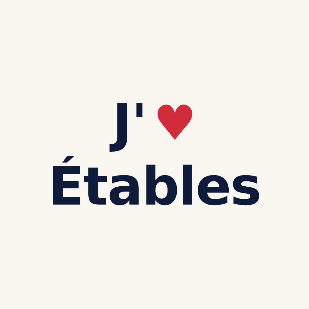 Tasse personnalisée Étables — design J'aime Étables